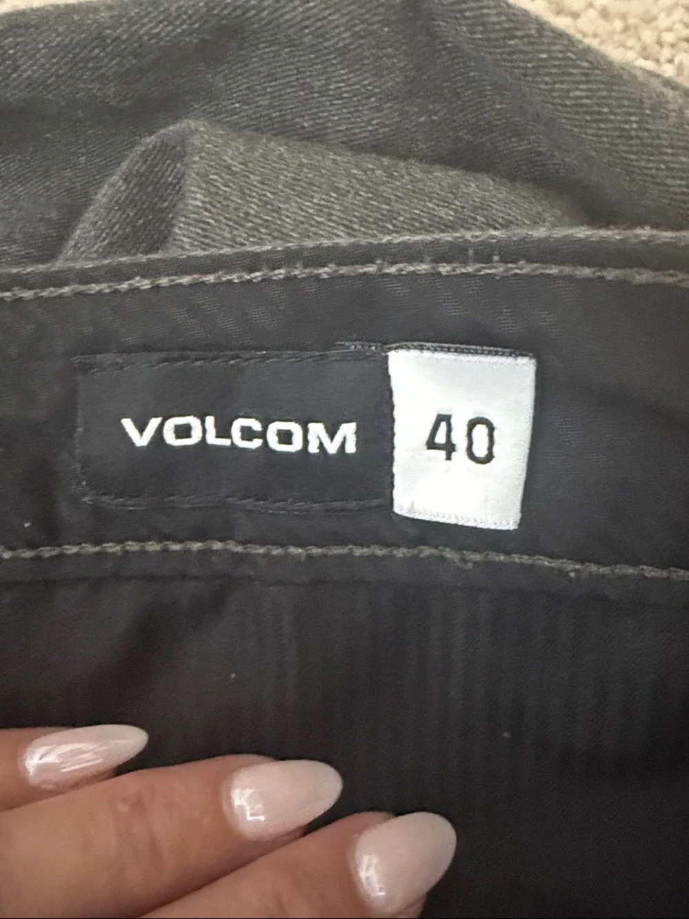 Volcom Men's Black Flat Front Shorts